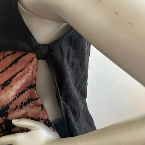 Free People Black Butterfly Top size Small - Picture 8 of 12